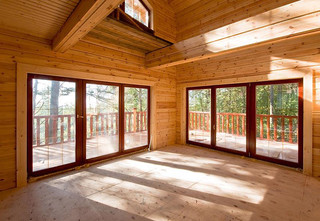 окно деревянный дом